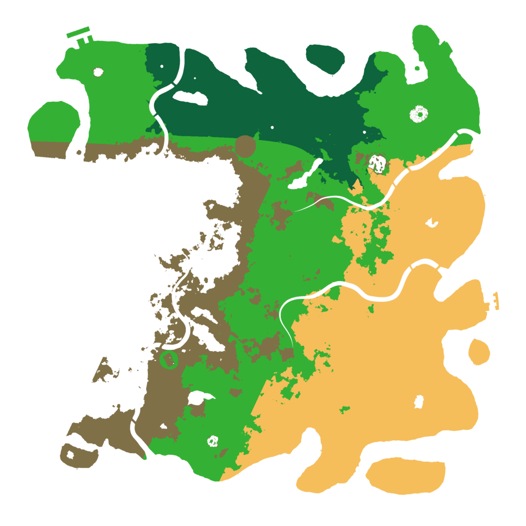 Biome Rust Map: Procedural Map, Size: 4500, Seed: 802077