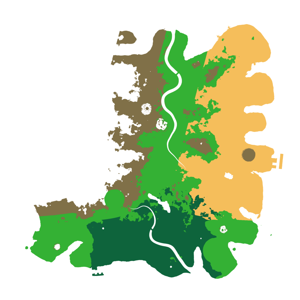 Biome Rust Map: Procedural Map, Size: 4000, Seed: 1303860254