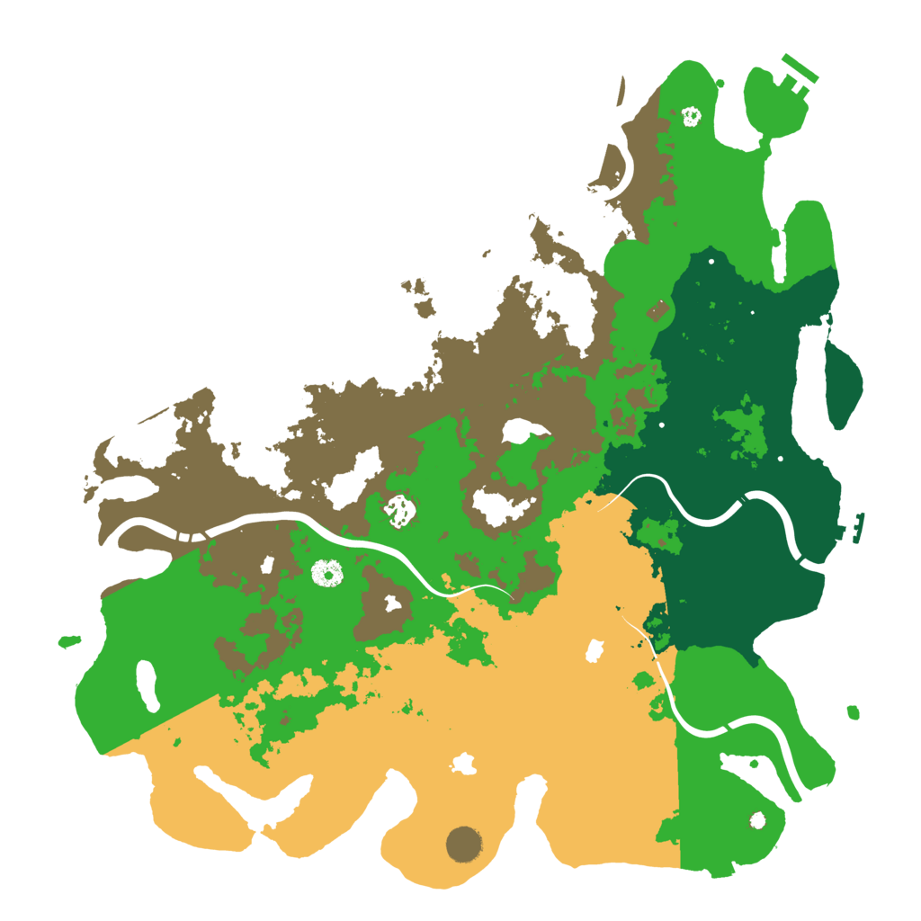 Biome Rust Map: Procedural Map, Size: 4500, Seed: 855294
