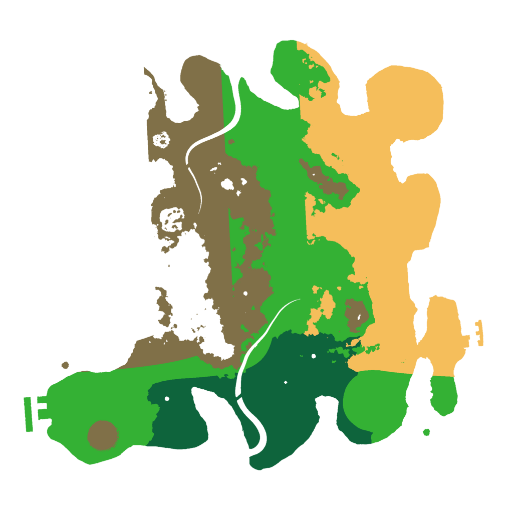 Biome Rust Map: Procedural Map, Size: 3000, Seed: 575294612