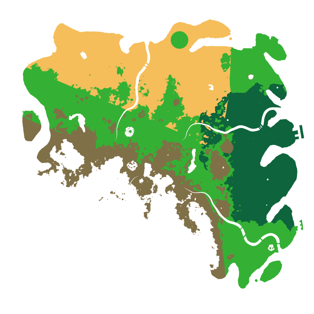 Biome Rust Map: Procedural Map, Size: 4750, Seed: 720842