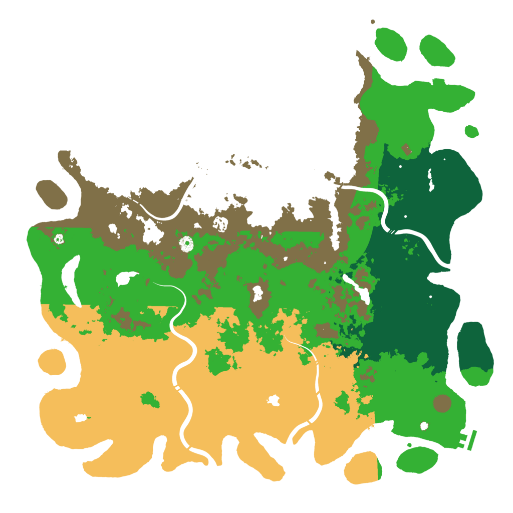 Biome Rust Map: Procedural Map, Size: 5000, Seed: 180