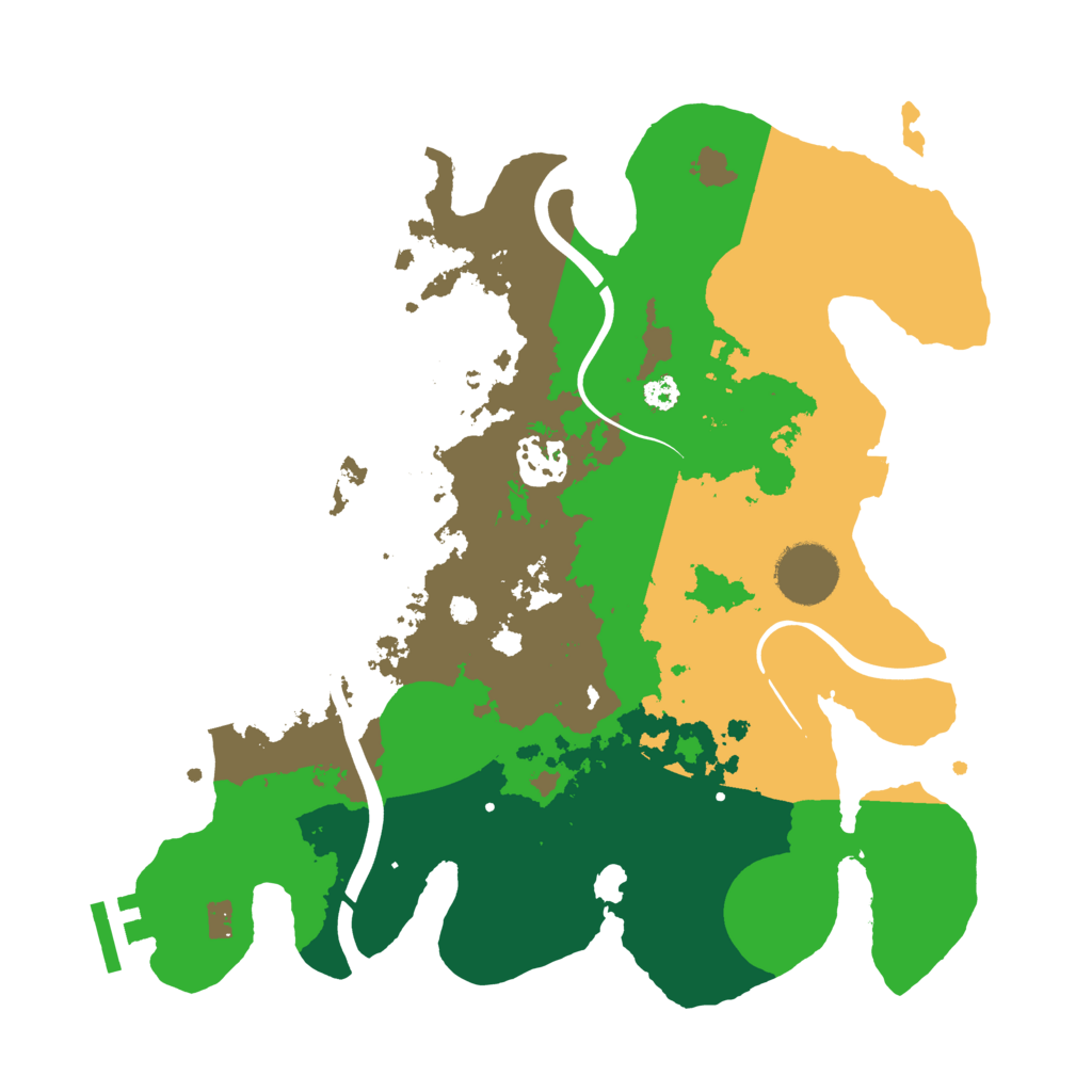 Biome Rust Map: Procedural Map, Size: 3100, Seed: 320543