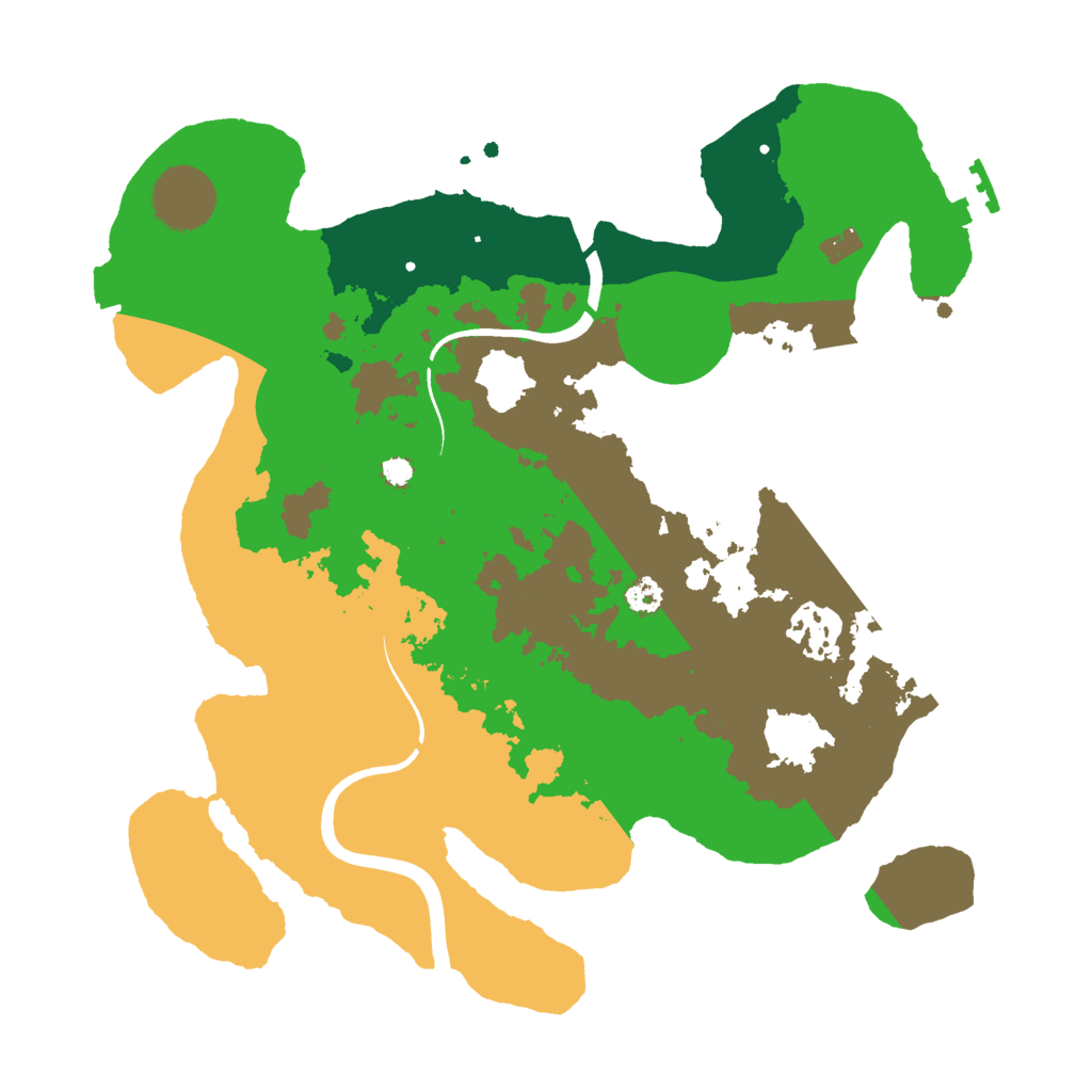 Biome Rust Map: Procedural Map, Size: 3000, Seed: 149997