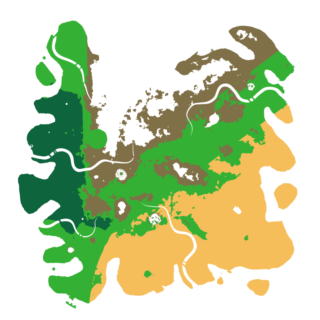 Biome Rust Map: Procedural Map, Size: 4250, Seed: 791804