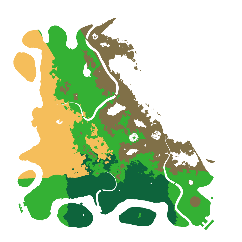 Biome Rust Map: Procedural Map, Size: 4000, Seed: 872869959
