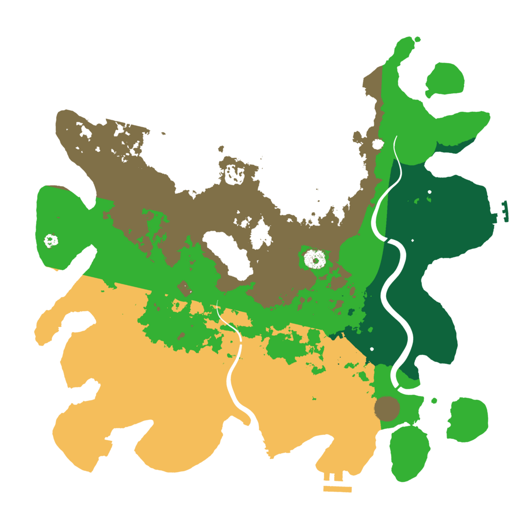 Biome Rust Map: Procedural Map, Size: 3750, Seed: 913436