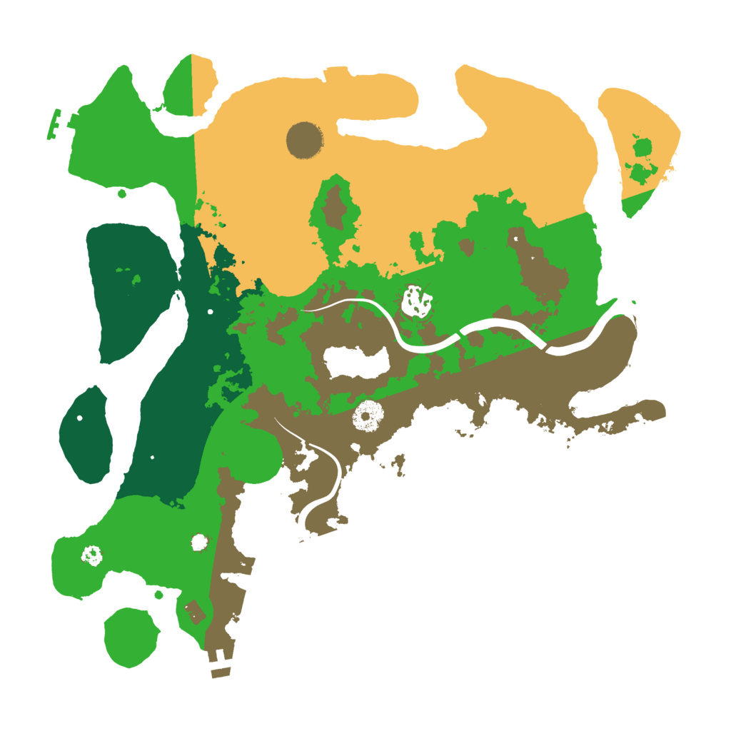 Biome Rust Map: Procedural Map, Size: 3500, Seed: 904297