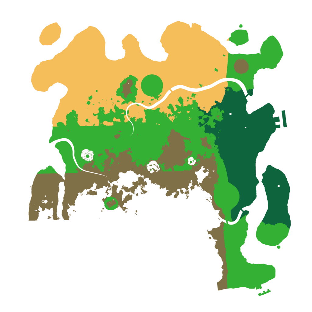 Biome Rust Map: Procedural Map, Size: 3750, Seed: 775106