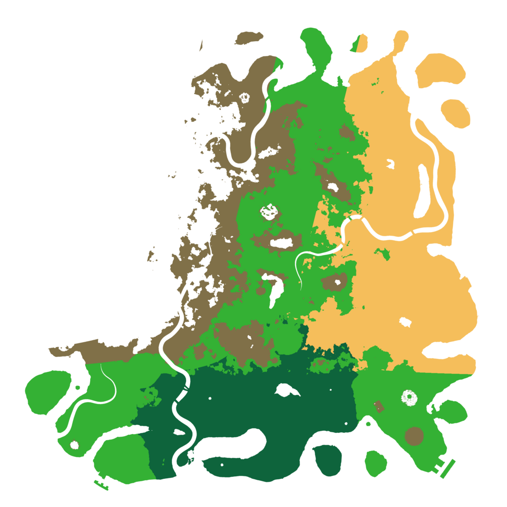 Biome Rust Map: Procedural Map, Size: 4750, Seed: 893126