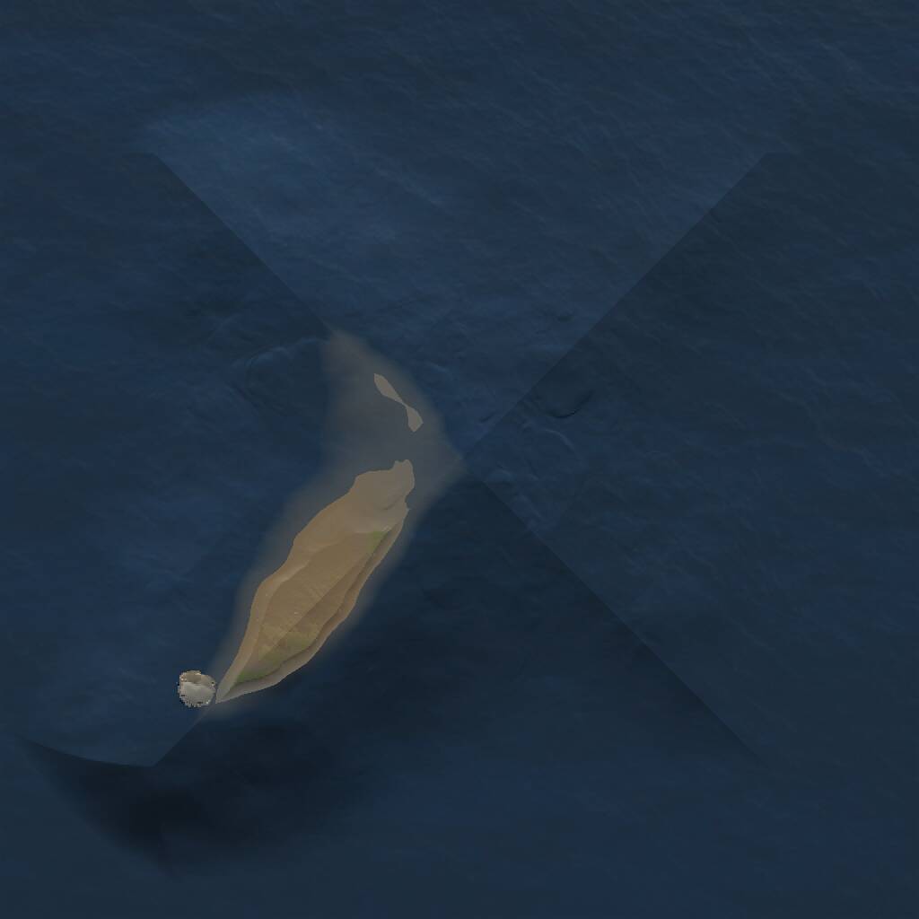 Rust Map: Procedural Map, Size: 1000, Seed: 7645, 3 Monuments