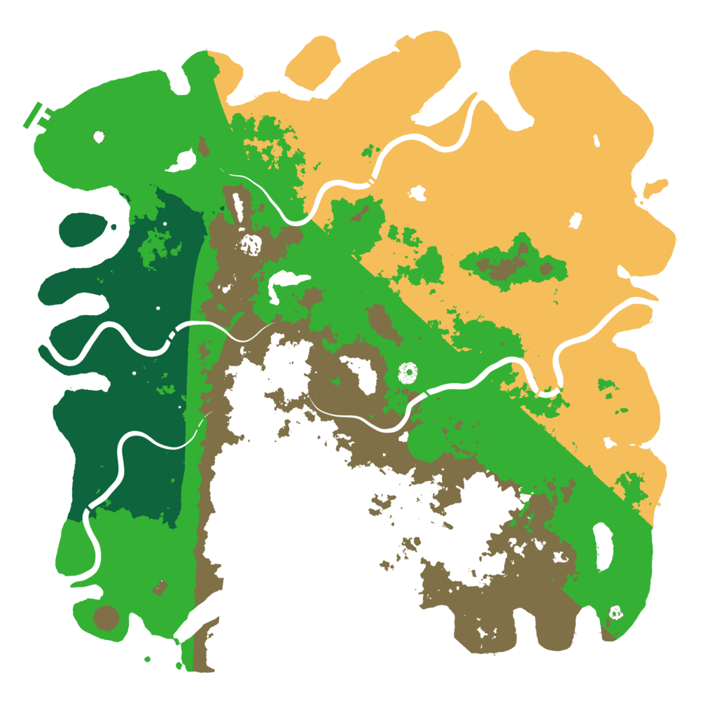 Biome Rust Map: Procedural Map, Size: 5000, Seed: 138555532