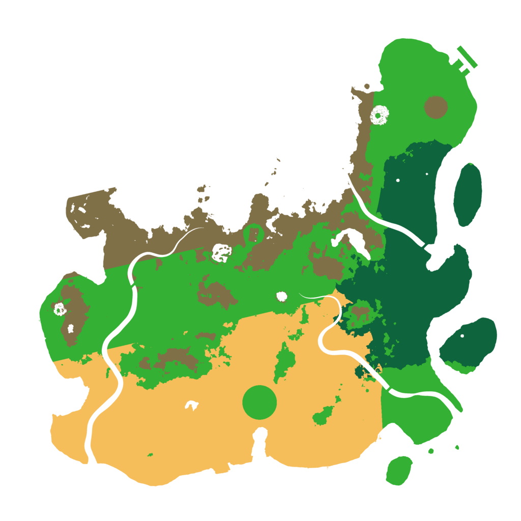 Biome Rust Map: Procedural Map, Size: 4000, Seed: 1792195274