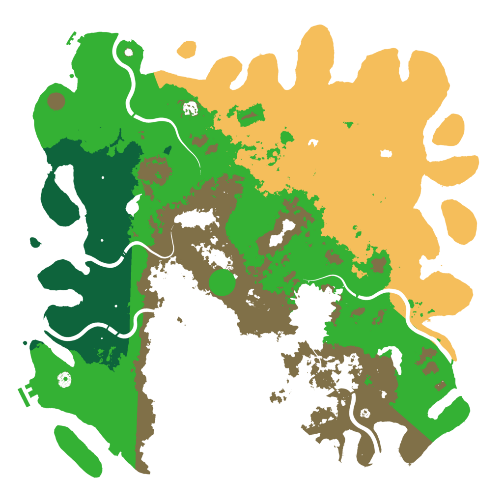 Biome Rust Map: Procedural Map, Size: 5000, Seed: 1787575804