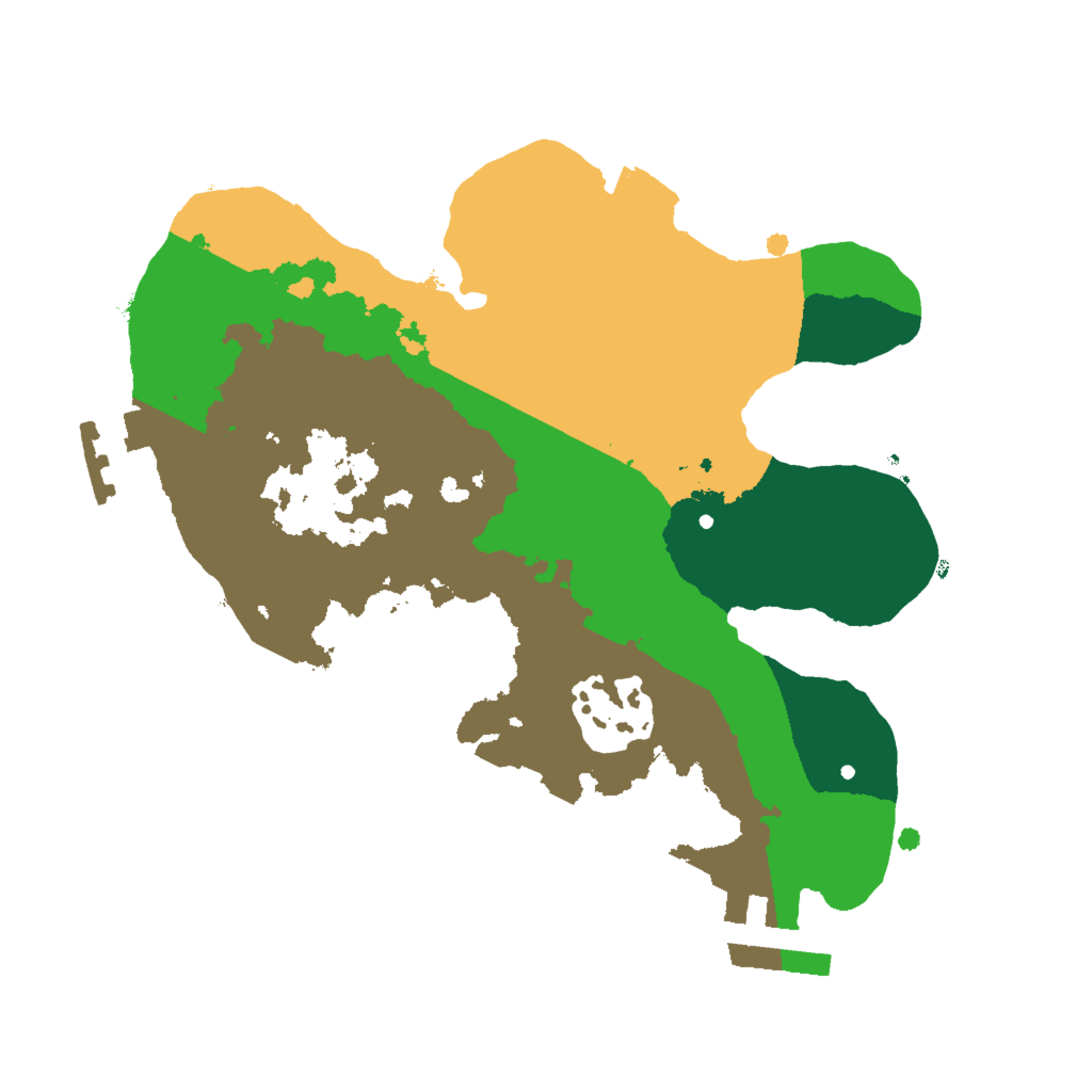 Biome Rust Map: Procedural Map, Size: 2000, Seed: 431555621