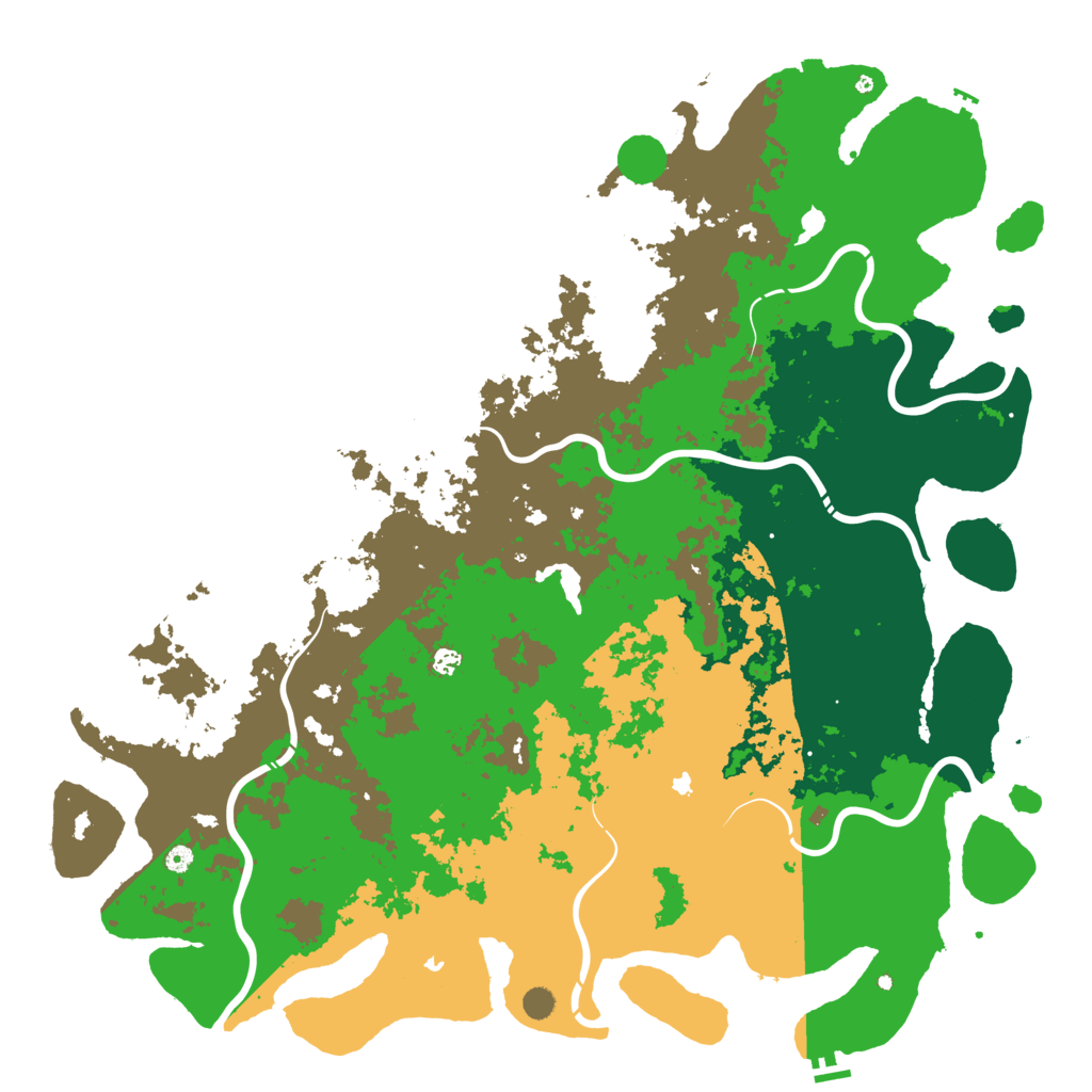 Biome Rust Map: Procedural Map, Size: 6000, Seed: 867607150