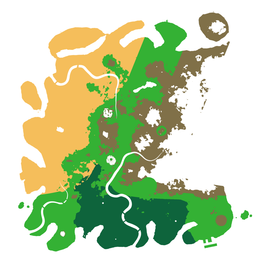 Biome Rust Map: Procedural Map, Size: 4250, Seed: 9423454