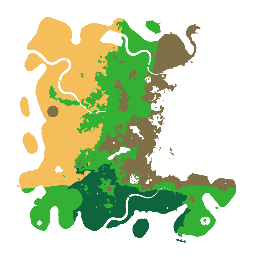 Biome Rust Map: Procedural Map, Size: 4000, Seed: 57465073