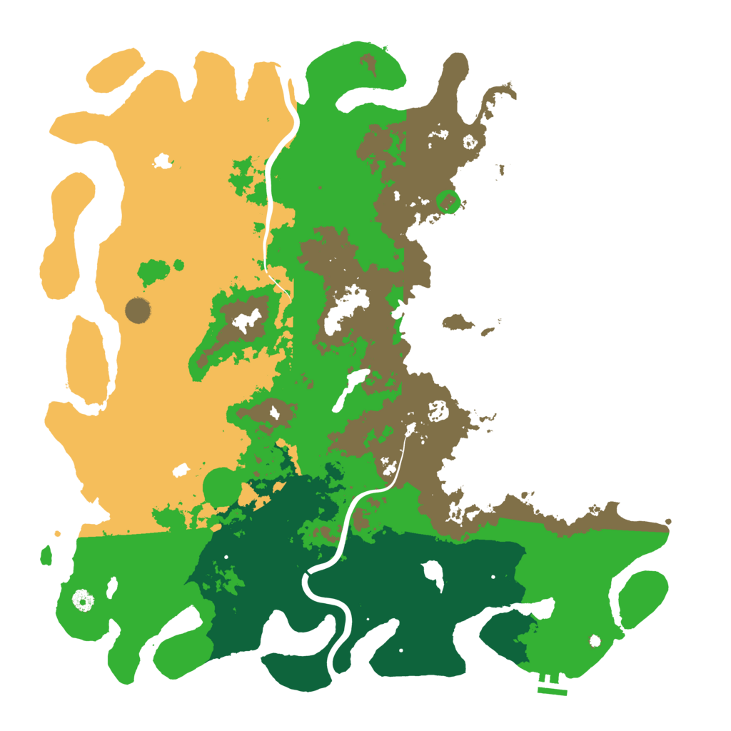 Biome Rust Map: Procedural Map, Size: 5000, Seed: 1721891016