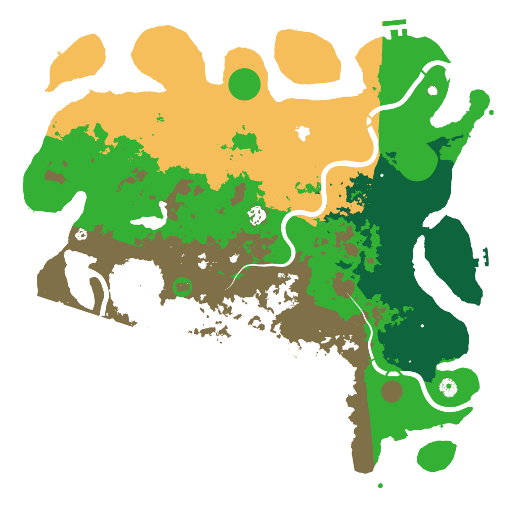 Biome Rust Map: Procedural Map, Size: 4250, Seed: 1141922797