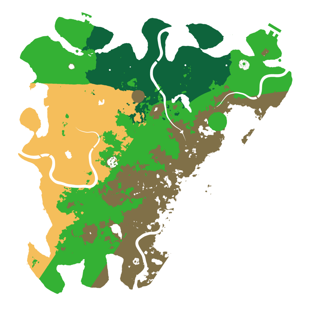 Biome Rust Map: Procedural Map, Size: 4500, Seed: 1921383739