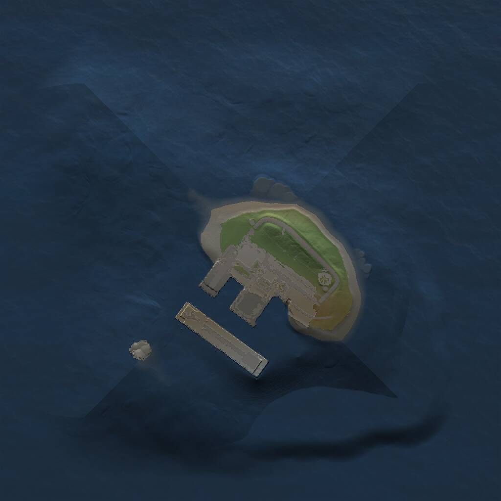 Rust Map: Procedural Map, Size: 1000, Seed: 29234, 4 Monuments