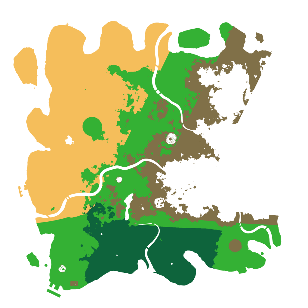 Biome Rust Map: Procedural Map, Size: 4250, Seed: 1130411281