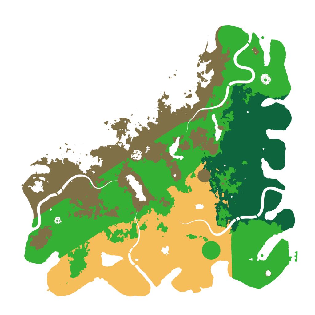 Biome Rust Map: Procedural Map, Size: 4500, Seed: 232603804
