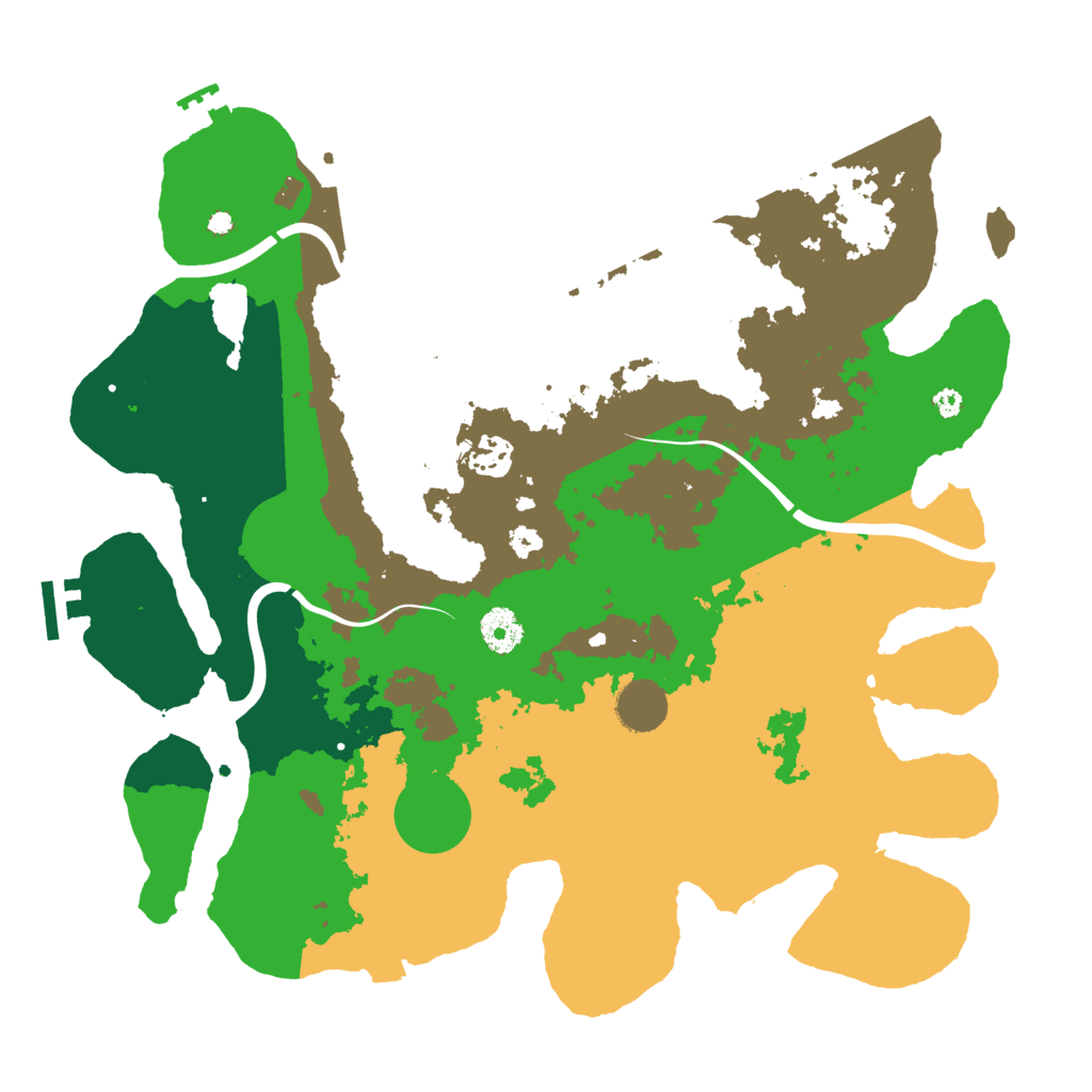 Biome Rust Map: Procedural Map, Size: 3750, Seed: 1792237934