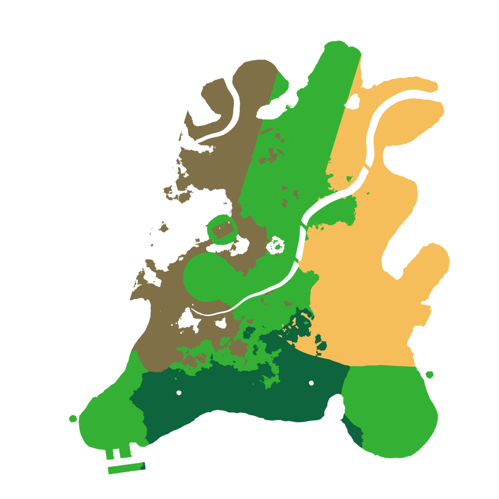 Biome Rust Map: Procedural Map, Size: 2700, Seed: 1792238529