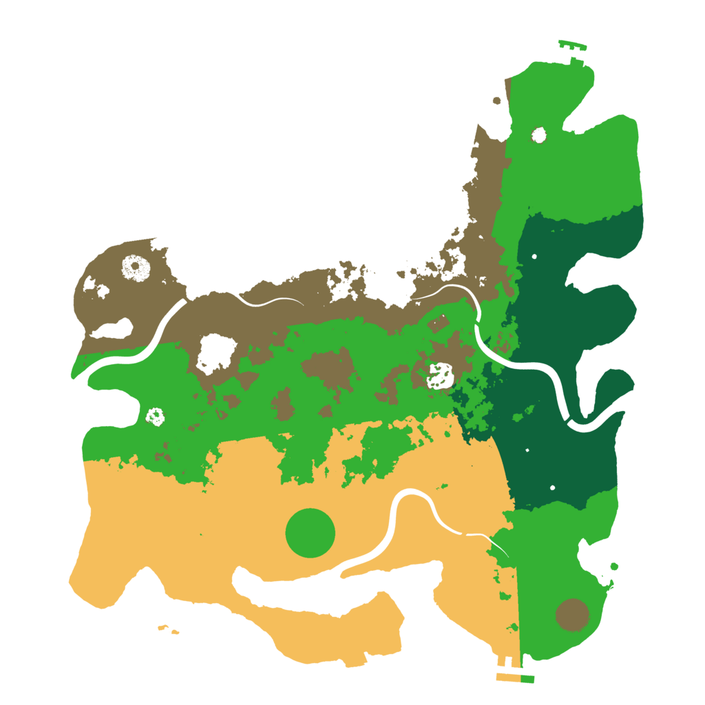 Biome Rust Map: Procedural Map, Size: 3750, Seed: 1792238432