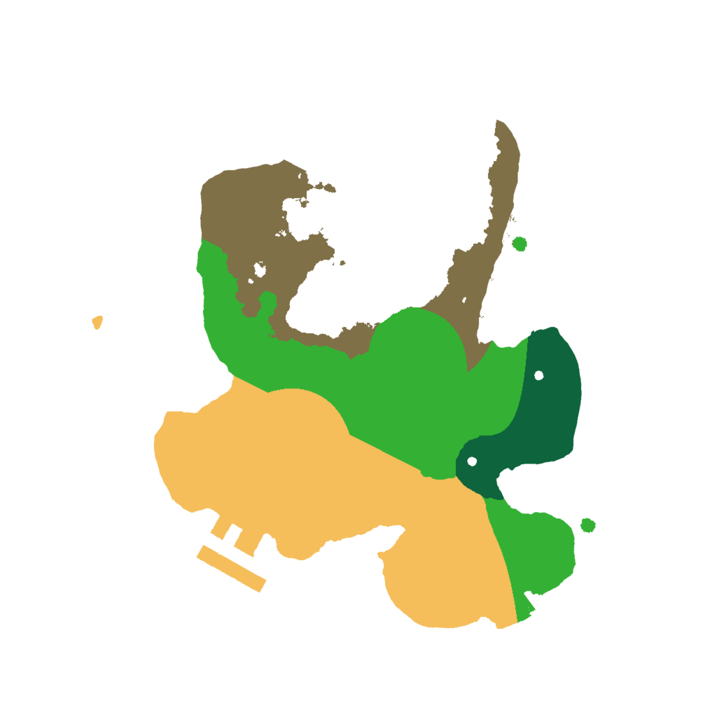 Biome Rust Map: Procedural Map, Size: 2000, Seed: 722385408