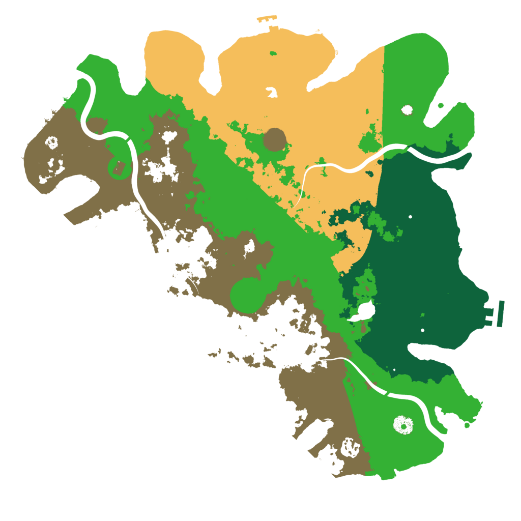 Biome Rust Map: Procedural Map, Size: 4000, Seed: 855584750