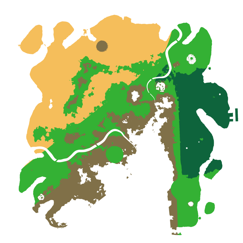 Biome Rust Map: Procedural Map, Size: 3800, Seed: 874835235