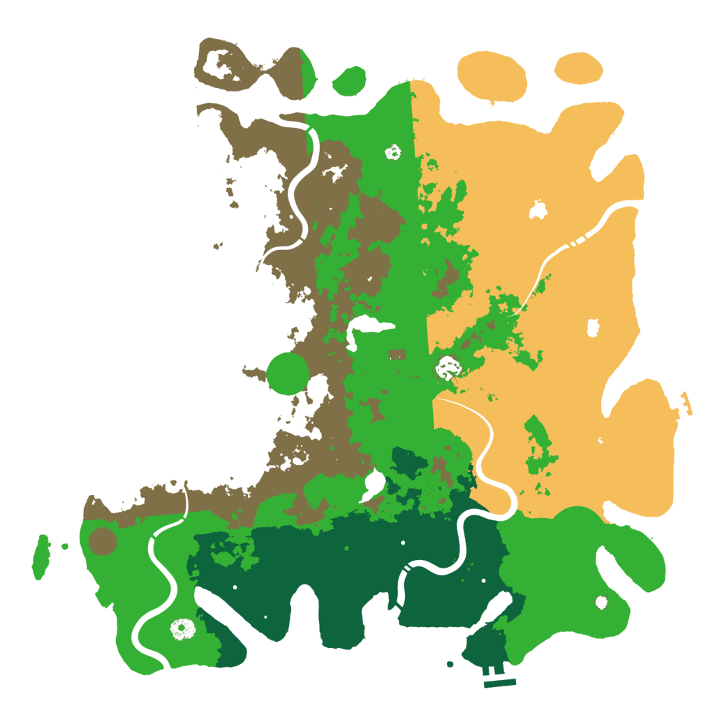 Biome Rust Map: Procedural Map, Size: 4500, Seed: 1056128