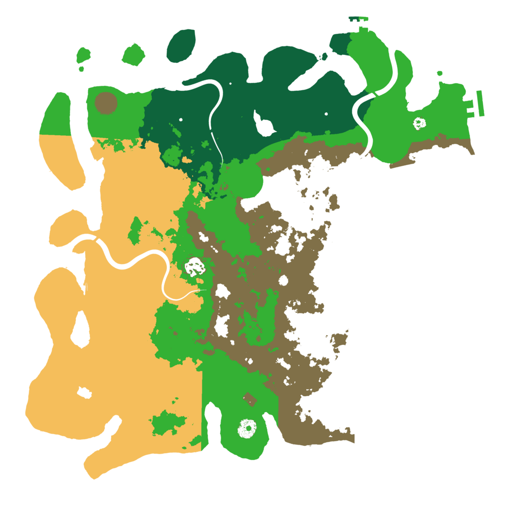 Biome Rust Map: Procedural Map, Size: 4000, Seed: 1460183007