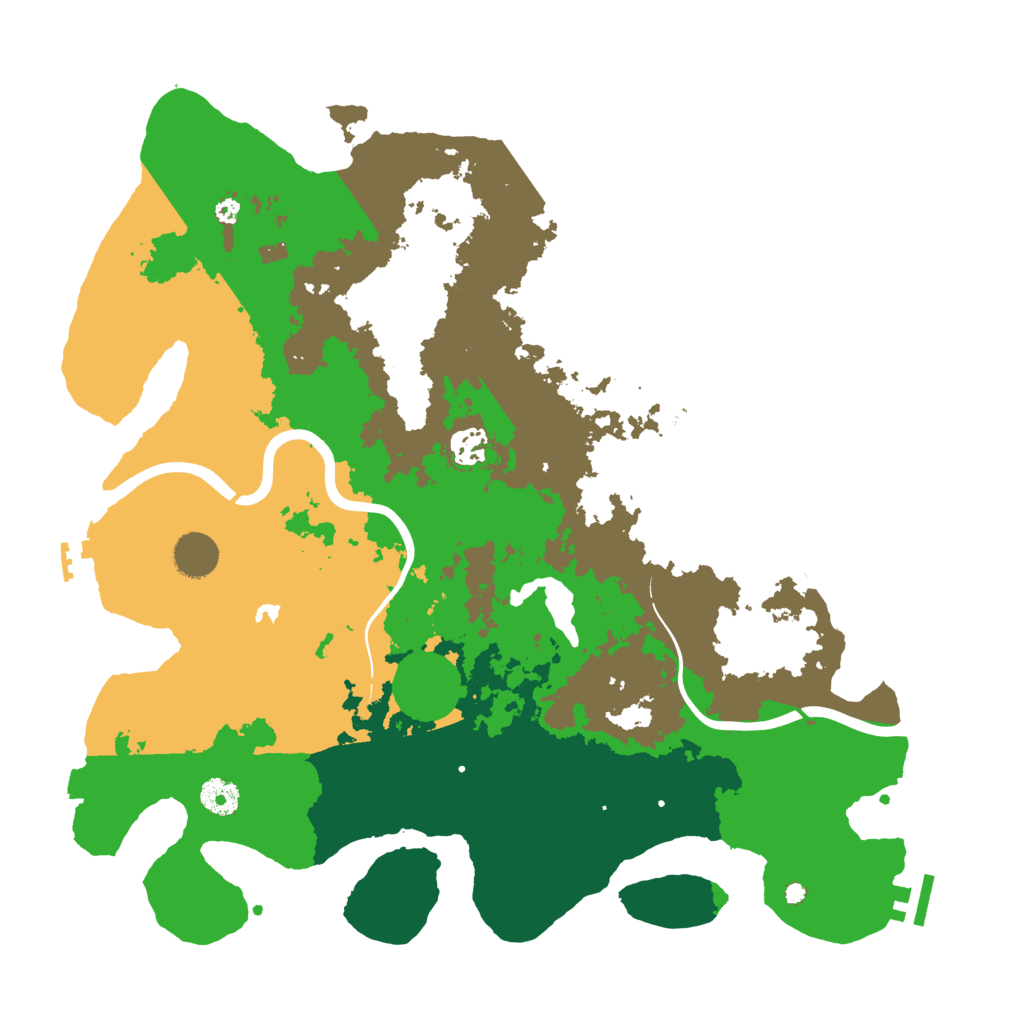 Biome Rust Map: Procedural Map, Size: 4000, Seed: 1577500468