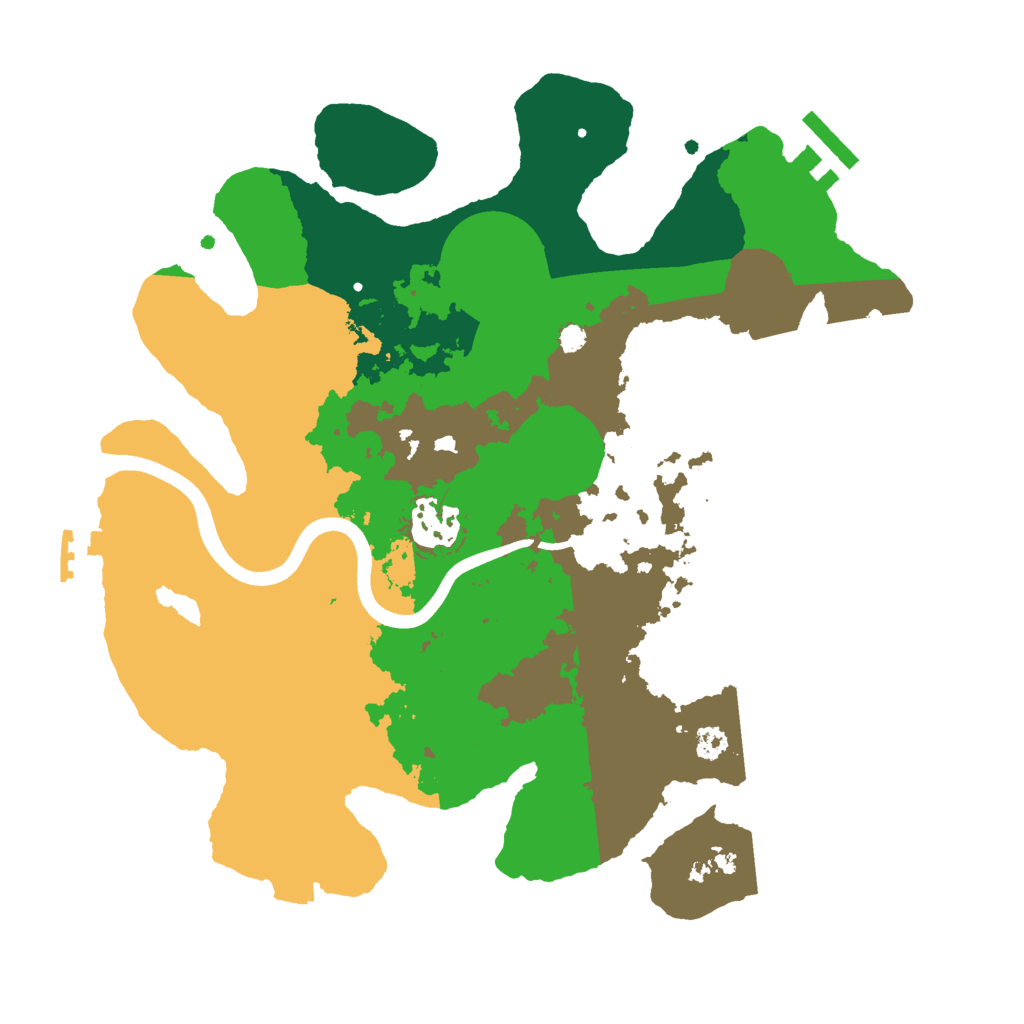 Biome Rust Map: Procedural Map, Size: 3000, Seed: 432765432