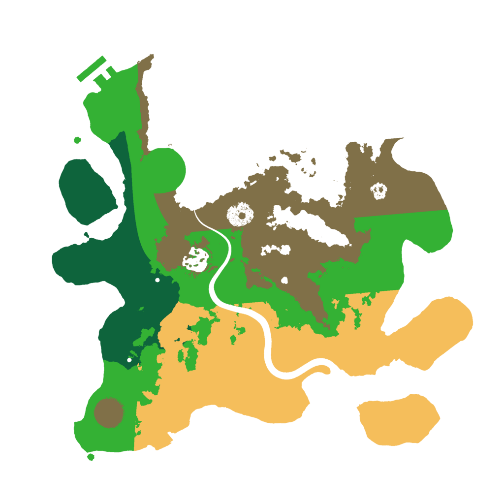 Biome Rust Map: Procedural Map, Size: 3000, Seed: 4815162