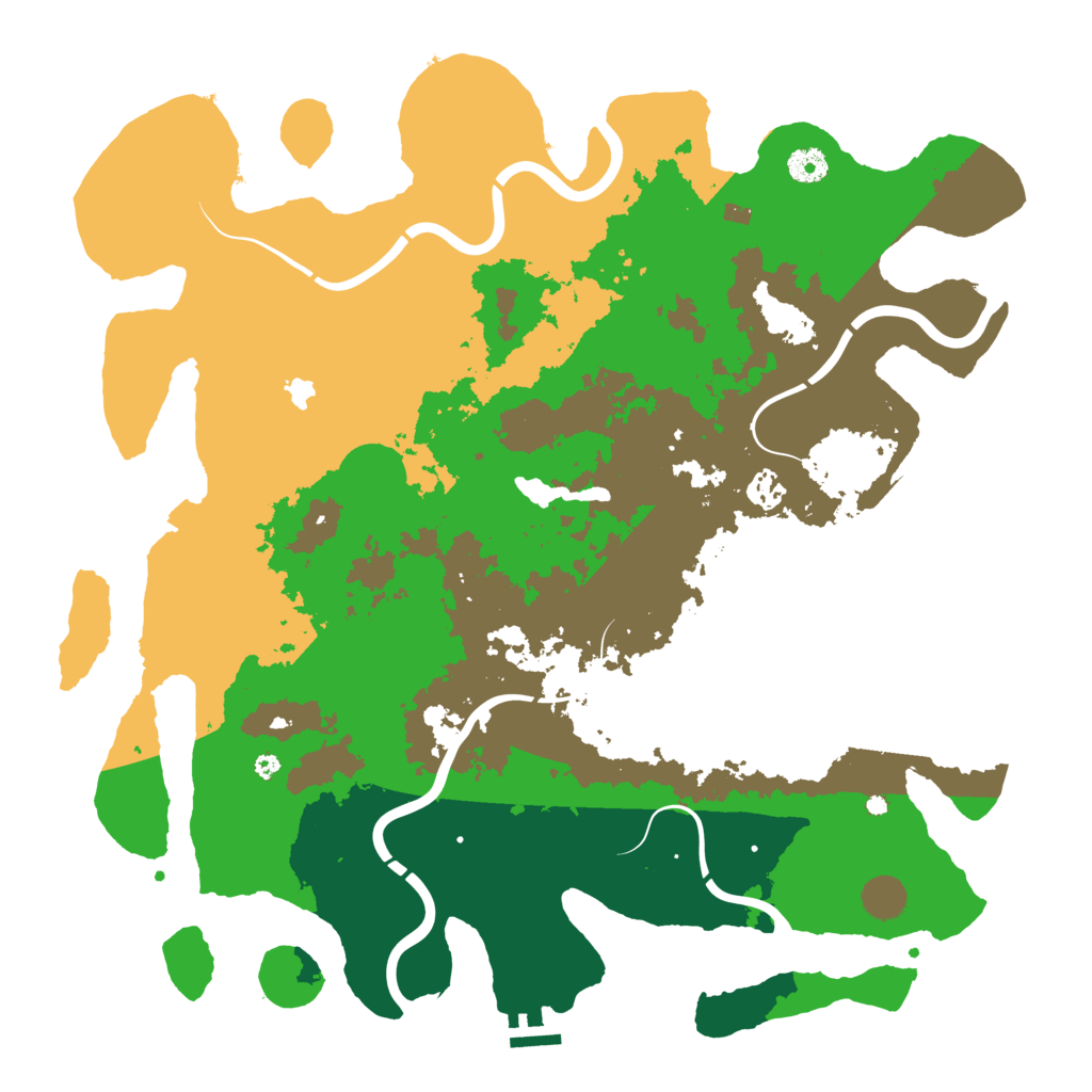 Biome Rust Map: Procedural Map, Size: 4300, Seed: 17102026