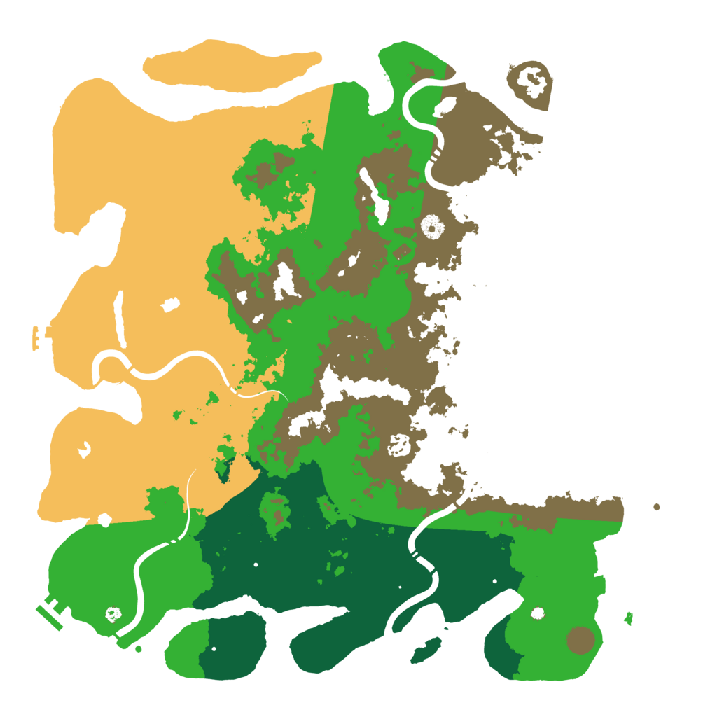 Biome Rust Map: Procedural Map, Size: 4500, Seed: 1012528887