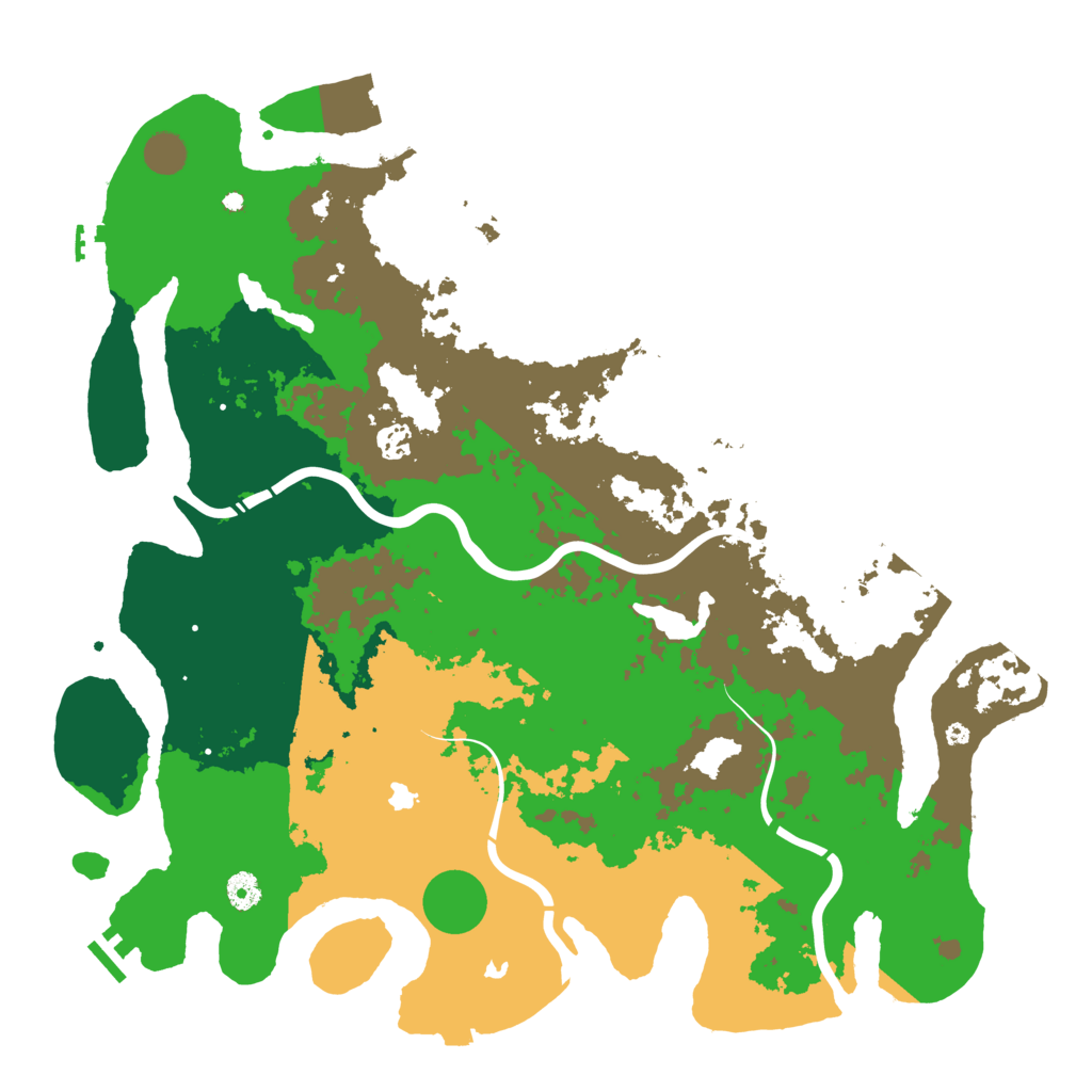 Biome Rust Map: Procedural Map, Size: 4500, Seed: 274891