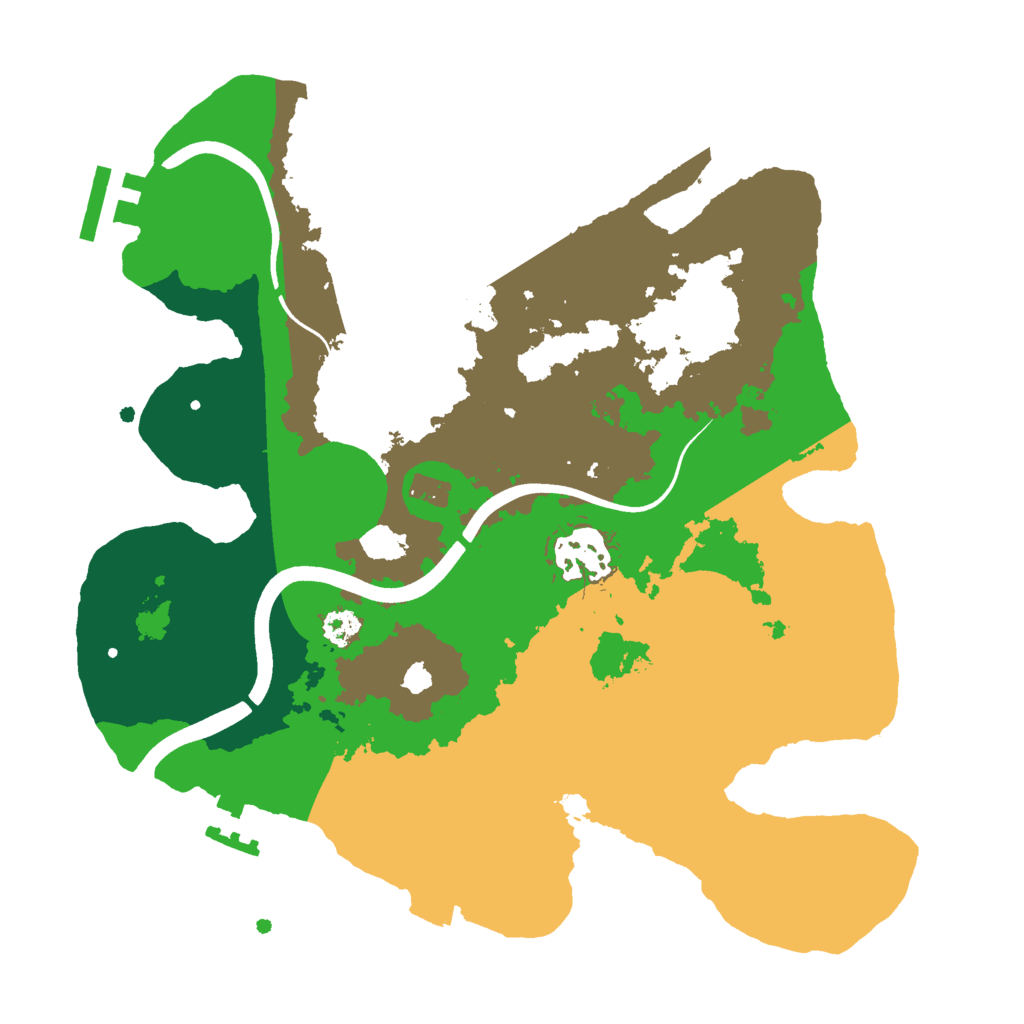 Biome Rust Map: Procedural Map, Size: 2750, Seed: 18219