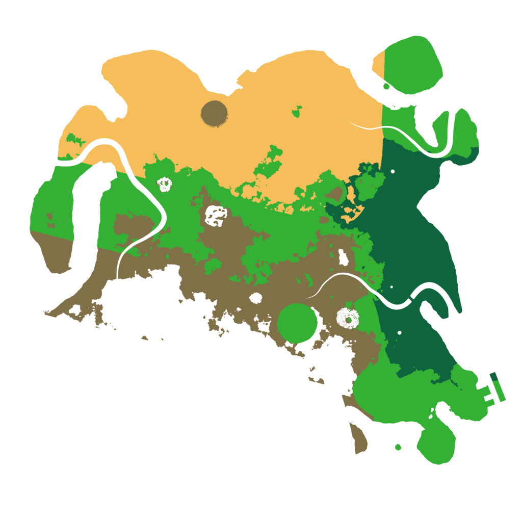 Biome Rust Map: Procedural Map, Size: 3500, Seed: 546218547