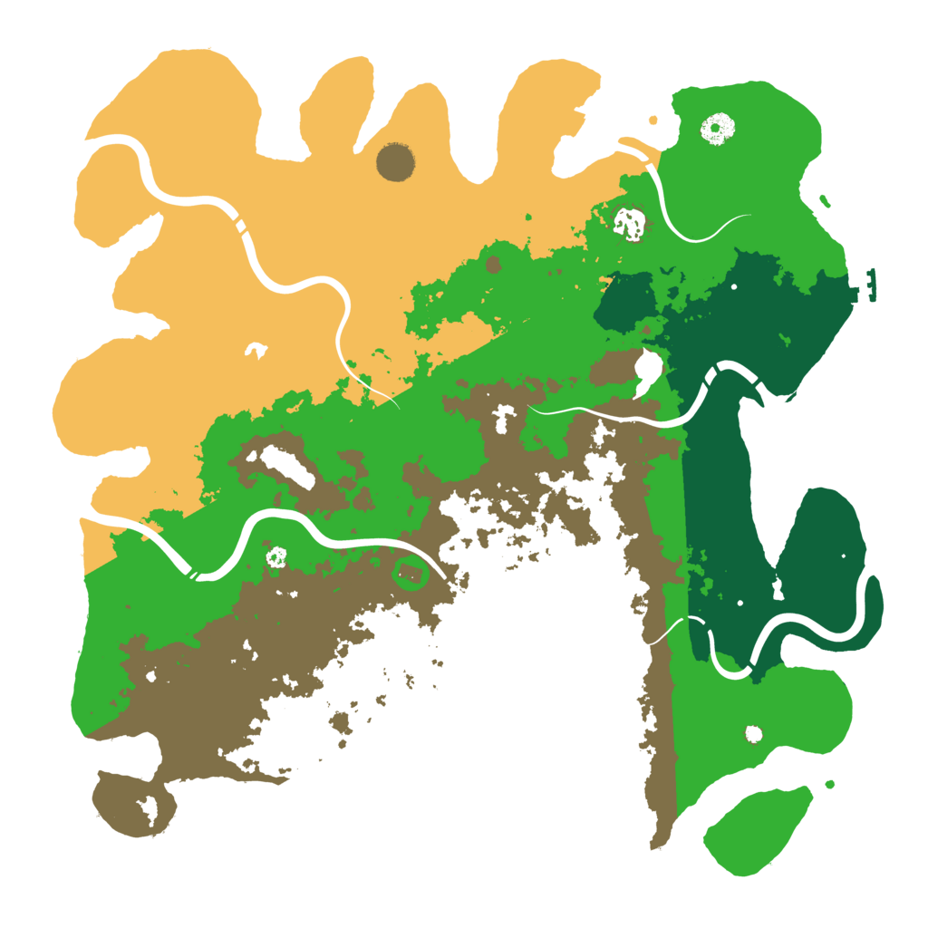 Biome Rust Map: Procedural Map, Size: 4250, Seed: 898632963