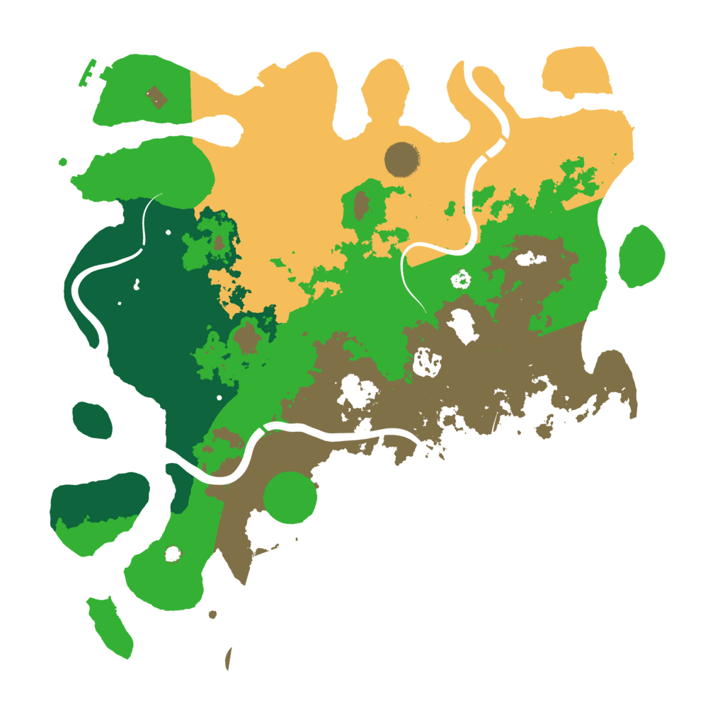 Biome Rust Map: Procedural Map, Size: 3650, Seed: 433462764