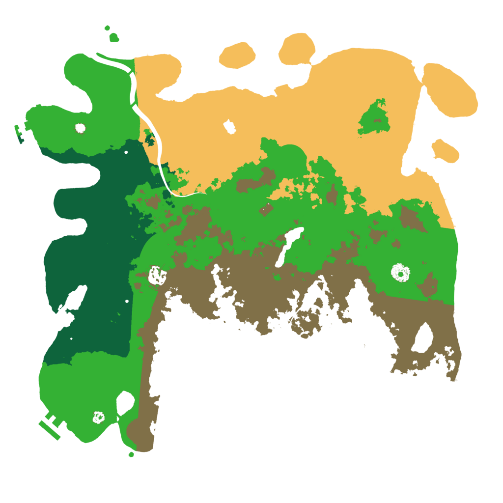 Biome Rust Map: Procedural Map, Size: 4000, Seed: 473470085