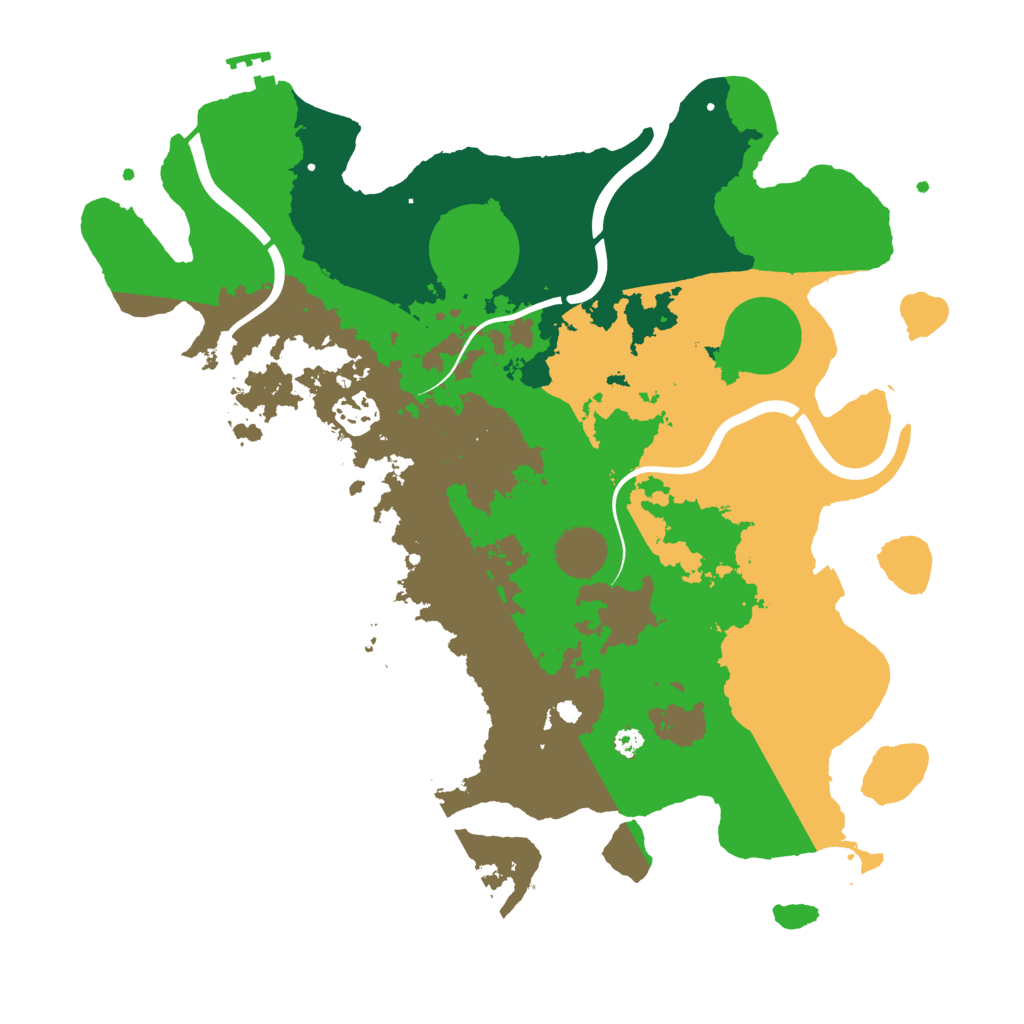 Biome Rust Map: Procedural Map, Size: 3500, Seed: 1955306266