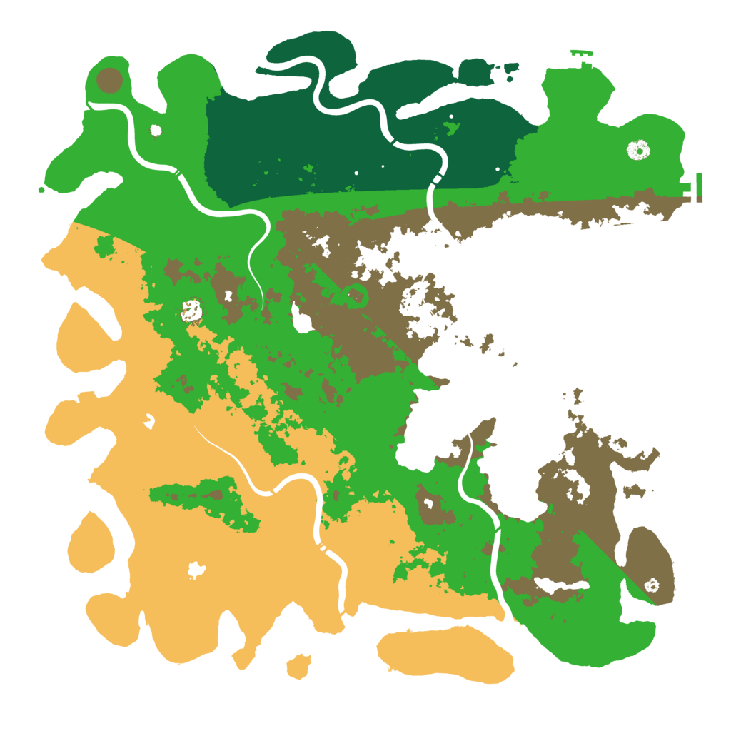 Procedural Map :: Rust Map :: Just-Wiped