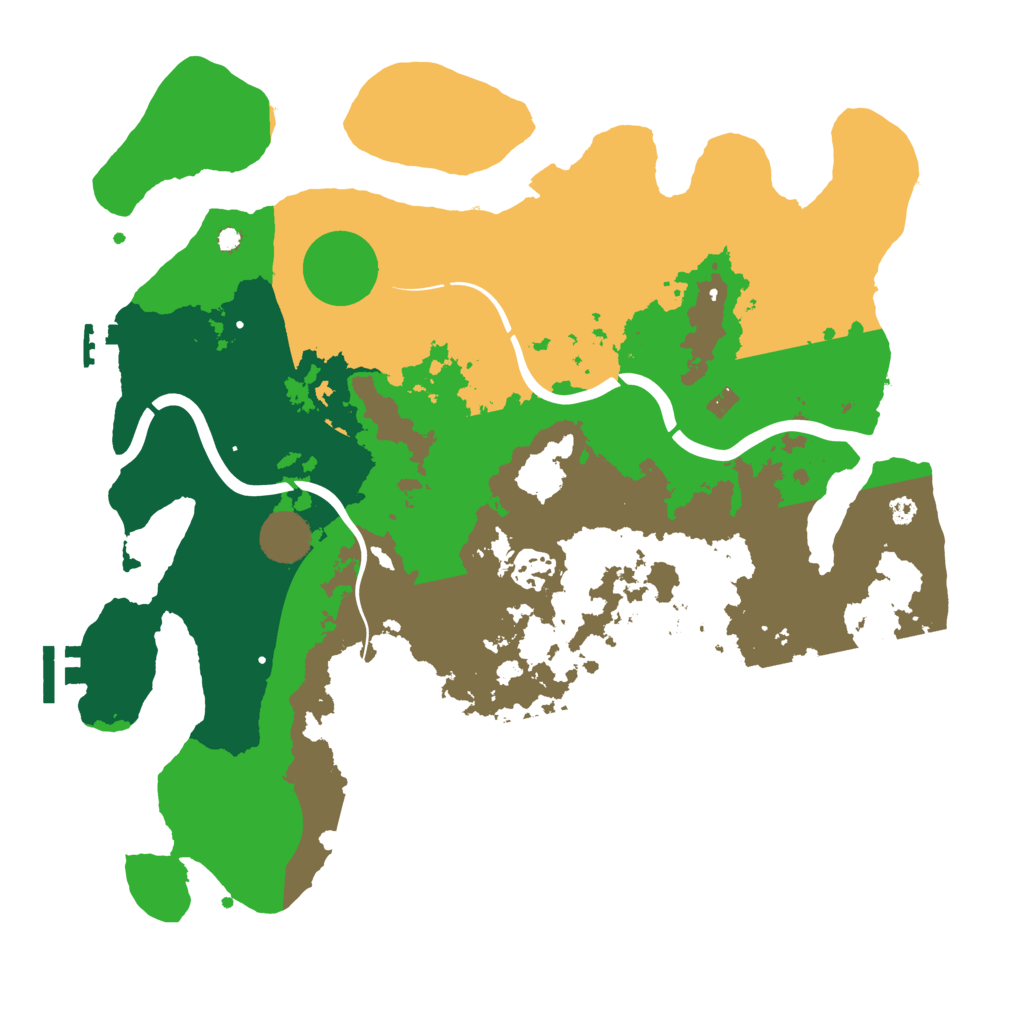 Biome Rust Map: Procedural Map, Size: 3600, Seed: 794884944